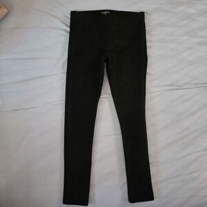 David Lerner Women's Black Faux Suede Leggings, Size S